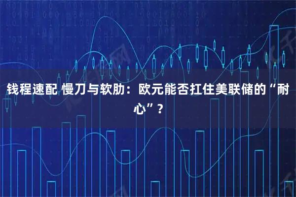 钱程速配 慢刀与软肋：欧元能否扛住美联储的“耐心”？